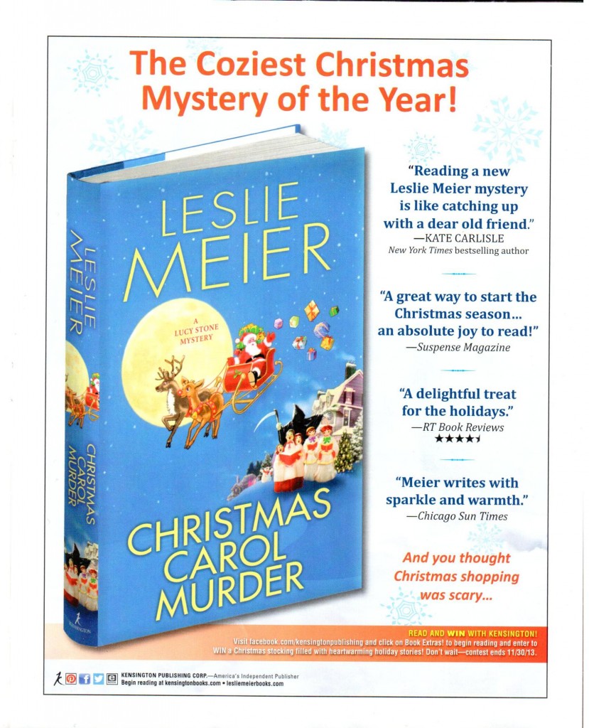 Mystery Scene Holiday issue 2013 ad