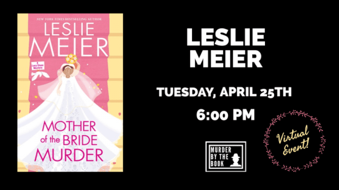 Leslie Meier virtual event Murder by the Book